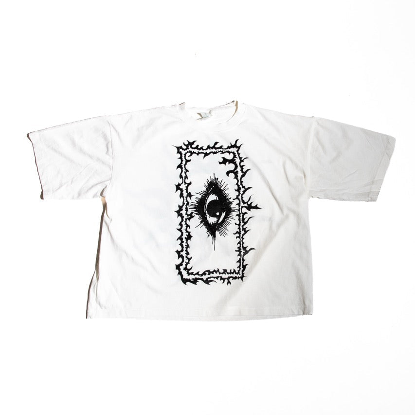 SOLAR PLEXUS WHITE BOX TEE