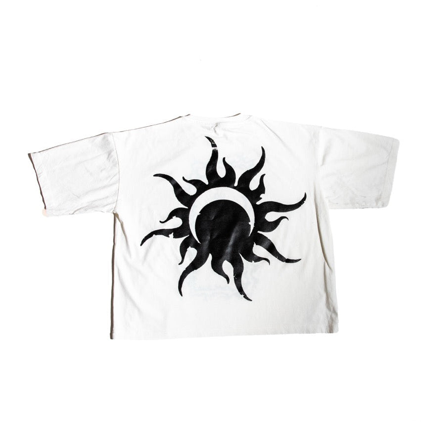 SOLAR PLEXUS WHITE BOX TEE